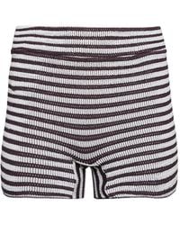 Bondeye - Dom Striped Shorts - Lyst
