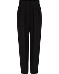 Giorgio Armani - Pleated-Front Trousers - Lyst