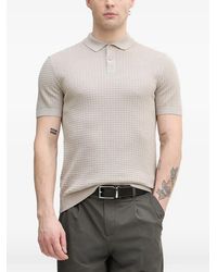 Joop! - Vanceo Waffle-Knit Short-Sleeve Polo Shirt - Lyst