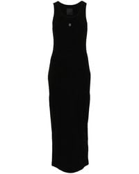 Givenchy - Midi-Jurk Met 4G-Plakkaat - Lyst