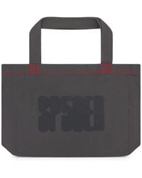 Sp5der - Contrast-Stitch Logo Tote Bag - Lyst