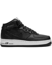 Nike - X Stussy 'air Force 1 Mid' スニーカー - Lyst