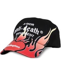 RRR123 - Casquette À Imprimé Flammes - Lyst