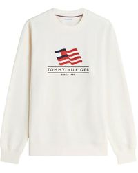 Tommy Hilfiger - Logo-Embroidered Sweatshirt - Lyst