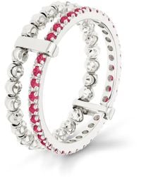 Officina Bernardi - 18Kt Moon Eden Ruby Ring - Lyst