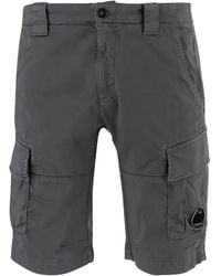C.P. Company - Cargo Shorts With Lens Detail - Lyst