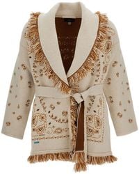 Alanui - Bandana-Print Cardigan - Lyst