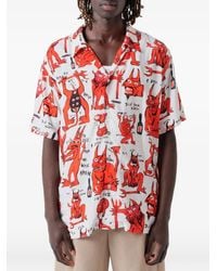 Endless Joy - Camicia Devil A Maniche Corte Con Stampa - Lyst