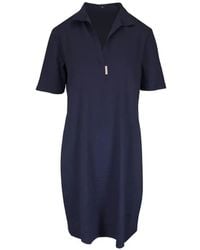 Peter Cohen - Paola Short-Sleeve Polo Mini Dress - Lyst