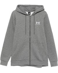 Under Armour - Logo-Print Zip-Up Hoodie - Lyst