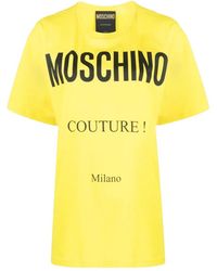 Moschino - Couture Organic Cotton T-Shirt - Lyst