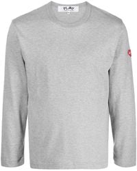 COMME DES GARÇONS PLAY - X The Artist Invader Pixelated-Appliqué T-Shirt - Lyst