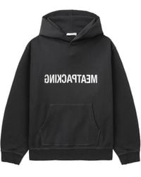 Helmut Lang - Sudadera De Algodón Con Capucha De X Maison Kitsune - Lyst
