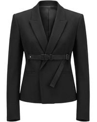 Rick Owens - Alice Buckled-Strap Jacket - Lyst