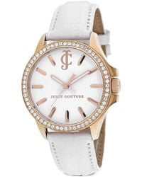 Juicy Couture - Jetsetter Crystal Bezel 38Mm Watch - Lyst
