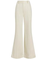 Adam Lippes - Deeda Wide-Leg Trousers - Lyst