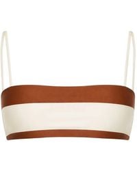 Cult Gaia - Estrella Striped Bikini Top - Lyst