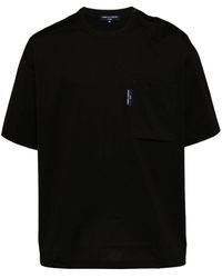 Comme des Garçons - Logo-tag Drop-shoulder T-shirt - Lyst