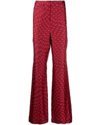 Amiri - X Browns Ma Warp Silk Fla Trousers - Men's - Silk/acetate/viscose - Lyst