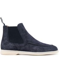 SCAROSSO - Eugenia Suede Ankle Boots - Lyst