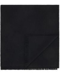 BOGGI - Scarf With Knitted Motif - Lyst