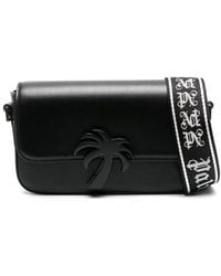 Palm Angels - Palm Bridge Leather Shoulder Bag - Lyst