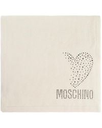 Moschino - Écharpe À Sequins Motif Cœur - Lyst
