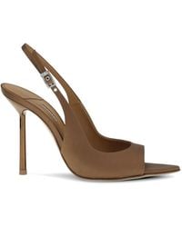 Le Silla - Slingback Heeled Sandals - Lyst