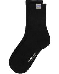 Maison Mihara Yasuhiro - In-Stru(-Tal) Ribbed-Knit Socks (Set Of Three) - Lyst