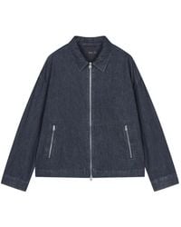 CROQUIS - Zip-Up Denim Jacket - Lyst