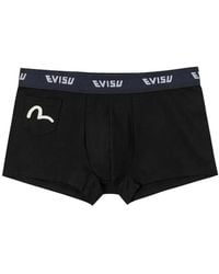 Evisu - Logo-Waistband Boxers - Lyst