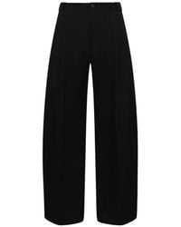 Egonlab - Pleated Wide-Leg Trousers - Lyst