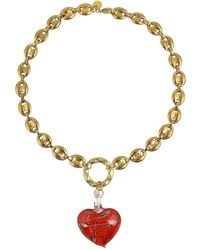 Mayol - Heart Of Glass Necklace - Lyst