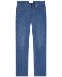 Givenchy - Straight Fit Shadow Washed Jeans With Crease Effect - Lyst