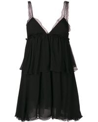Tom Ford - Ruffle Trim Mini Dress - Lyst