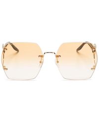 Gucci - Sonnenbrille mit geometrischem Gestell - Lyst