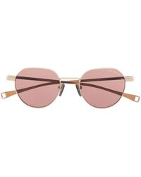 Dita Eyewear - Metallic-frame Round Sunglasses - Lyst