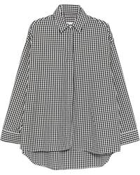 Marie Adam-Leenaerdt - Gingham-Check Oversized Shirt - Lyst