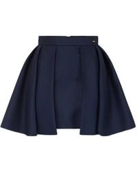 Elisabetta Franchi - Cool Wool Miniskirt - Lyst