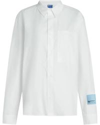 KARL LAGERFELD - X Pietro Terzini Boxy Poplin Shirt - Lyst