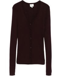 Herskind - Geribbeld Vest Met V-Hals - Lyst