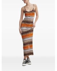 Desigual - Vestido A Rayas Con Espalda Abierta - Lyst