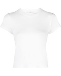 The Row - Round-neck Cotton T-shirt - Lyst