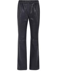 Enes - Croc-Embossed Pants - Lyst