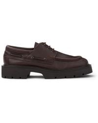 Sandro - Lace-Up Leather Derby Shoes - Lyst