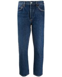 Agolde Cropped Jeans - Blauw