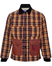 Junya Watanabe - Check-Pattern Cotton Shirt Jacket - Lyst