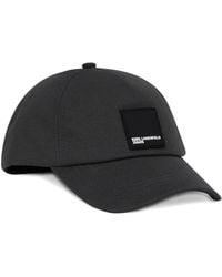 KARL LAGERFELD - Baseballkappe Mit Logo-Patch - Lyst