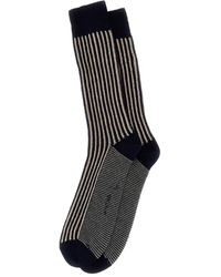 ANT45 - Capri Striped-Ribbing Socks - Lyst