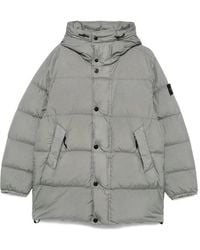 Stone Island - Jas Met Capuchon - Lyst